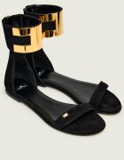 Elisabetta Franchi Sandale | piele întoarsă