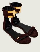Elisabetta Franchi Sandale | piele întoarsă