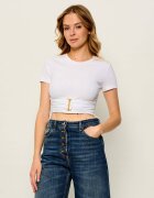 Elisabetta Franchi Tricou | Cropped Fit