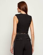 Elisabetta Franchi Vestă | Slim Fit cu adaos de lână