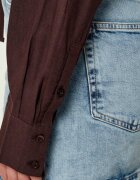 Emporio Armani Cămașă | Cropped Fit | cu adaos de in