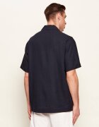 Emporio Armani Cămașă | Relaxed fit | cu adaos de in