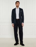 Emporio Armani Pantaloni | flare fit cu adaos de lână