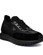 Emporio Armani Sneakers cu adaos de piele