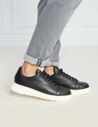 Emporio Armani Teniși cu adaos de piele
