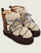 EMU Australia Bocanci Blurred Teddy | shearling | skóra