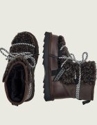 EMU Australia Bocanci Blurred Teddy | shearling | skóra | piele întoarsă