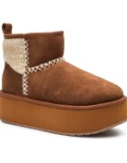 EMU Australia Bocanci Stinger Knit Flatform | piele întoarsă