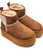 EMU Australia Bocanci Stinger Knit Flatform | piele întoarsă