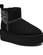 EMU Australia Bocanci Stinger Knit Flatform | piele întoarsă