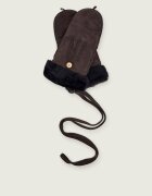 EMU Australia Mănuși de piele Montana Mittens cu adaos de lână