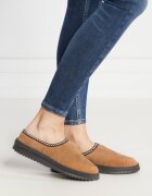 EMU Australia Papuci de casă Platinum Outback Scuff | piele întoarsă cu adaos de lână