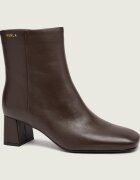 Furla De piele botine cu toc Solid Tronchetto T.
