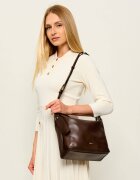 Furla De piele geantă pe umăr Ginevra M