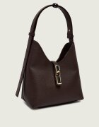 Furla De piele geantă pe umăr Goccia