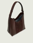 Furla De piele geantă pe umăr Goccia | piele întoarsă