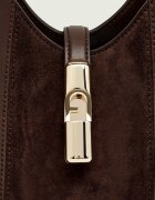 Furla De piele geantă pe umăr Goccia | piele întoarsă