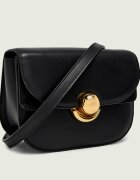 Furla De piele geantă pe umăr SFERA MINI ROU