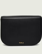Furla De piele geantă pe umăr SFERA MINI ROU