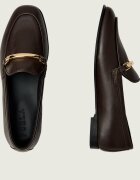 Furla De piele pantofi loafer HERITAGE