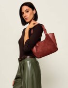 Furla Geantă pe umăr Dora S | piele întoarsă cu adaos de piele