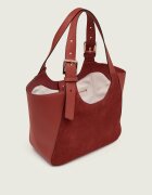 Furla Geantă pe umăr Dora S | piele întoarsă cu adaos de piele