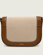 Furla Geantă poștaș MOONLIGHT cu adaos de piele