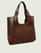 Furla Geantă shopper Dora L | zamsz cu adaos de piele