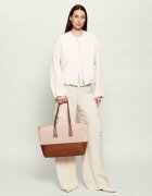 Furla Geantă shopper OLIVIA cu adaos de piele