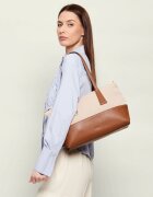 Furla Geantă shopper OLIVIA cu adaos de piele