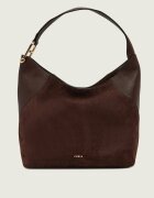 Furla Hobo Lara | piele întoarsă cu adaos de piele