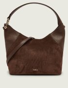 Furla Hobo Lara | piele întoarsă cu adaos de piele