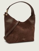 Furla Hobo Lara | piele întoarsă cu adaos de piele