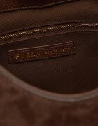 Furla Hobo Lara | piele întoarsă cu adaos de piele
