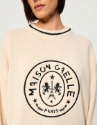 Gaëlle Paris Pulover | Loose fit cu adaos de lână