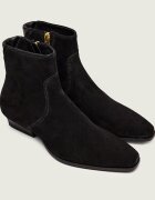 Gant Botine Bassotte | piele întoarsă cu adaos de piele
