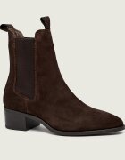 Gant Ghete chelsea cu toc St Broomly | piele întoarsă