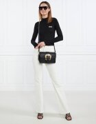 GCDS Pulover BASIC TURTLENECK | Skinny fit cu adaos de lână