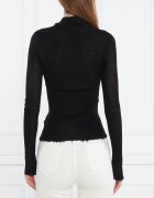 GCDS Pulover BASIC TURTLENECK | Skinny fit cu adaos de lână