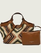 Gianni Chiarini Geantă pe umăr Dua cu adaos de piele