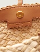 Gianni Chiarini Geantă pe umăr MERCY cu adaos de piele