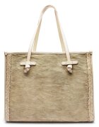 Gianni Chiarini Geantă shopper Marcella cu adaos de piele