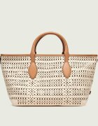 Gianni Chiarini Geantă shopper MASHUP cu adaos de piele