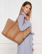 Gianni Chiarini Geantă shopper Sara cu adaos de piele