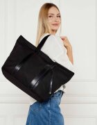 Gianni Chiarini Geantă shopper Sara cu adaos de piele