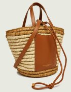 Gianni Chiarini Geantă tip sac Mae cu adaos de piele