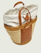 Gianni Chiarini Geantă tip sac Mae cu adaos de piele