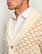 Gran Sasso De lână cardigan | Slim Fit