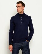 Gran Sasso De lână pulover Mock With Bot. | regular fit