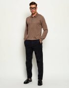 Gran Sasso De lână pulover Tennis | Slim Fit cu adaos de mătase